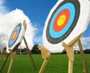 archery targets set up for beginners lessons in london venue